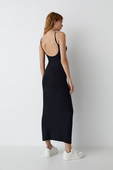 MWB Long Fitted Strappy Dress
