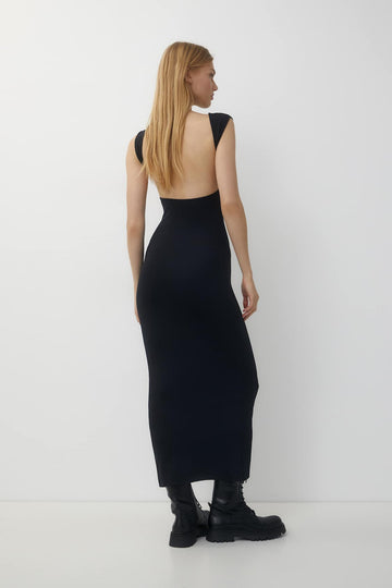 MWB Long Dress With Open Neck