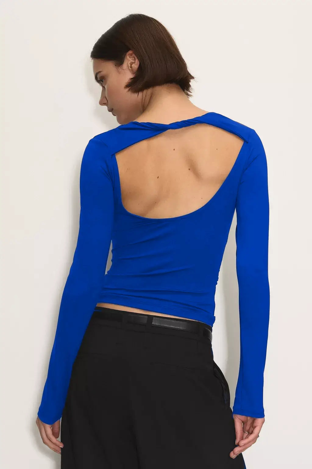 MWB Polyamide Open-Back Top