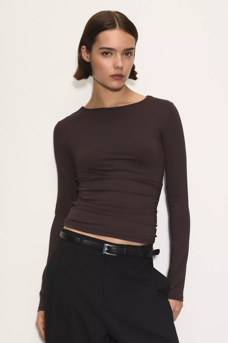 MWB Polyamide Open-Back Top