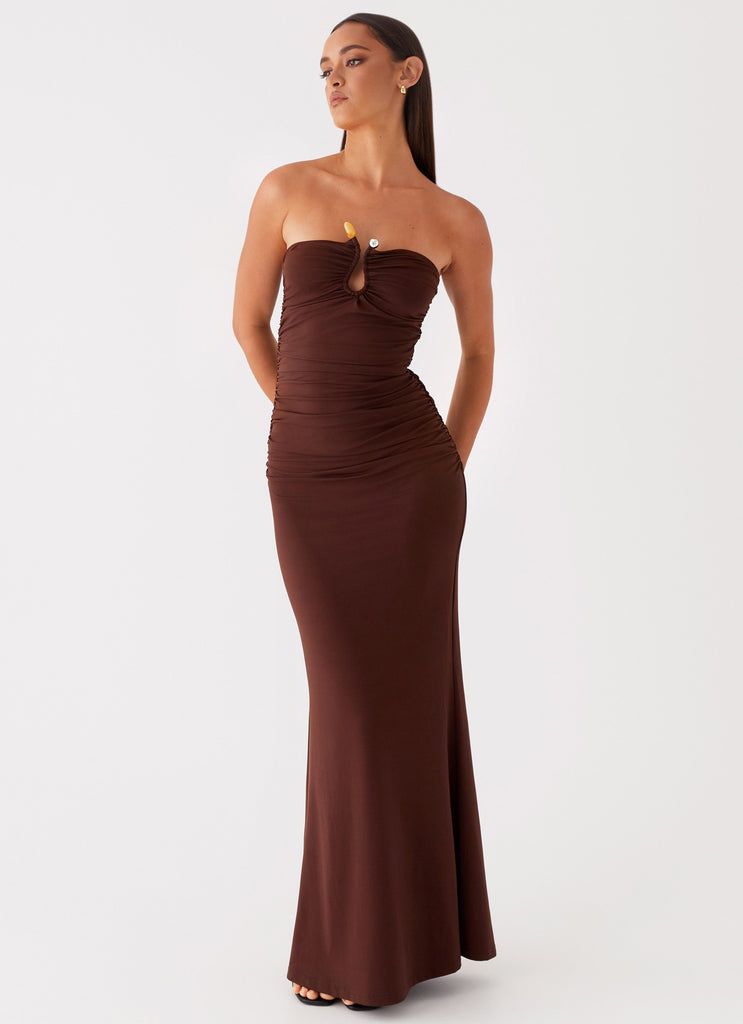MWB Hardware Detail Maxi Dress MYWISHBAG