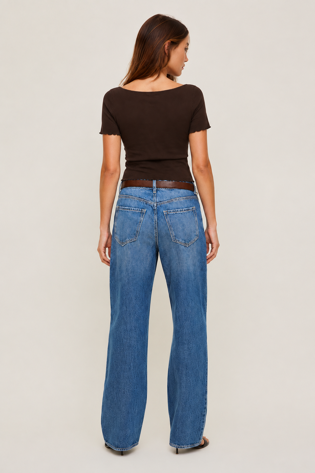 Short Sleeve BabyLock Button Rib Top MYWISHBAG