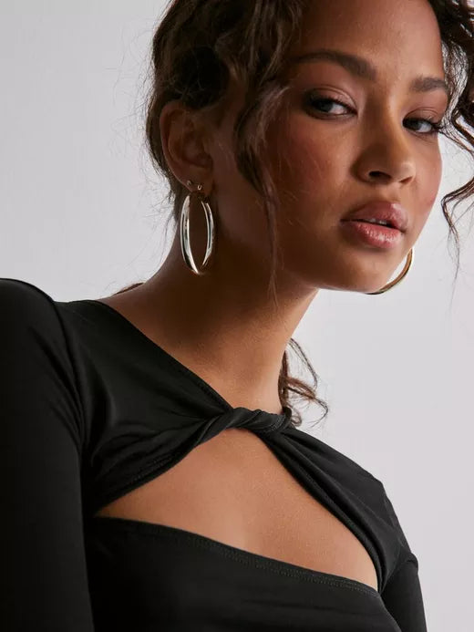MWB Keyhole Long Sleeve Top MYWISHBAG