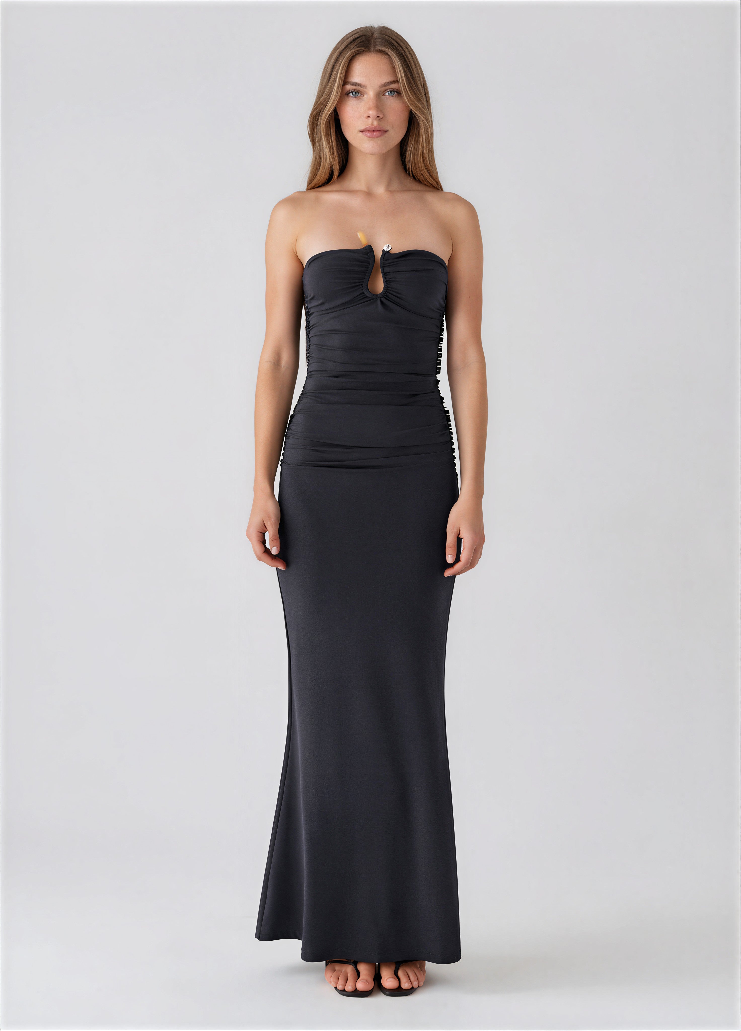 Exclusive - Rudy Maxi Dress - Black MYWISHBAG