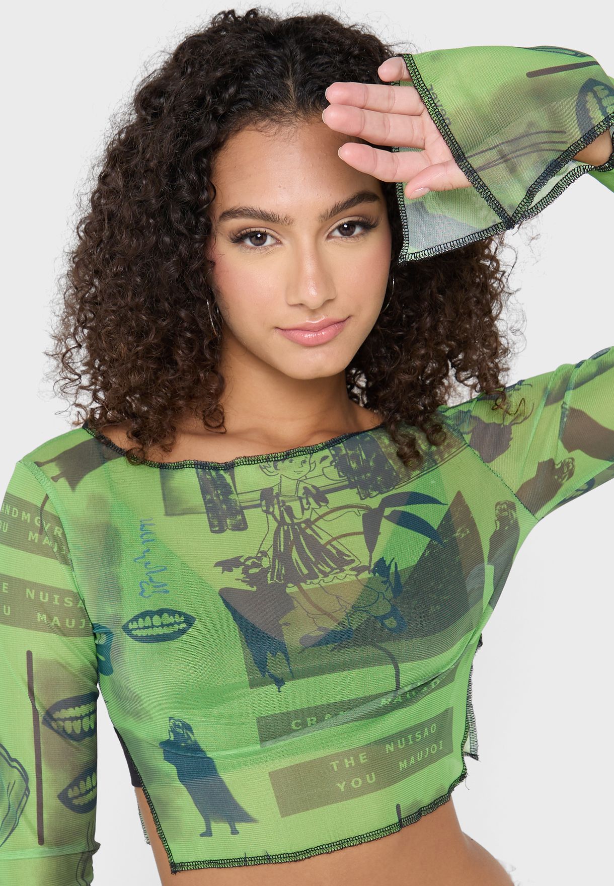 MWB Printed Pullover Top MYWISHBAG