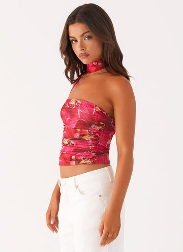 MWB Hot Like Me Scarf Top