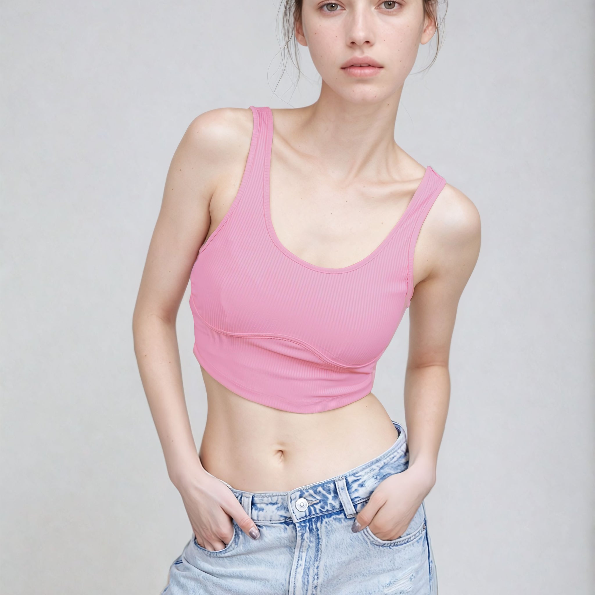 MWB Round Neck Singlet Top