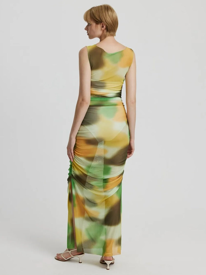 MWB Long Sleeve Round Neck Dress MYWISHBAG