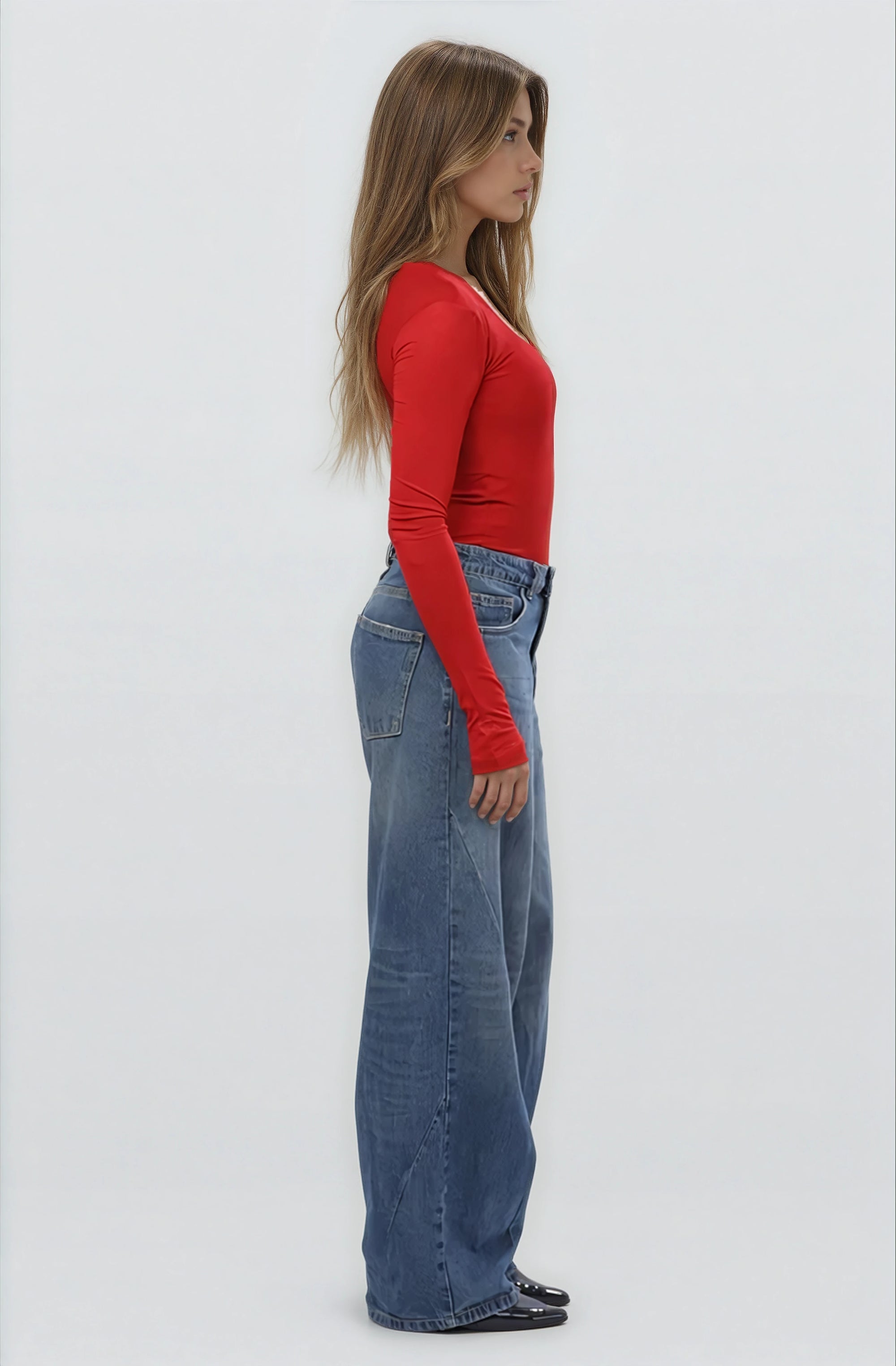 MWB Square Neck Full Sleeves Top