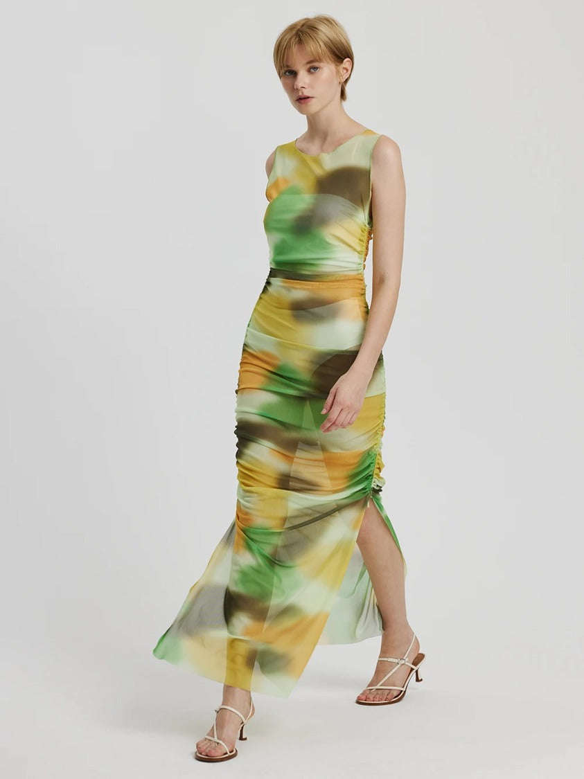 MWB Long Sleeve Round Neck Dress MYWISHBAG