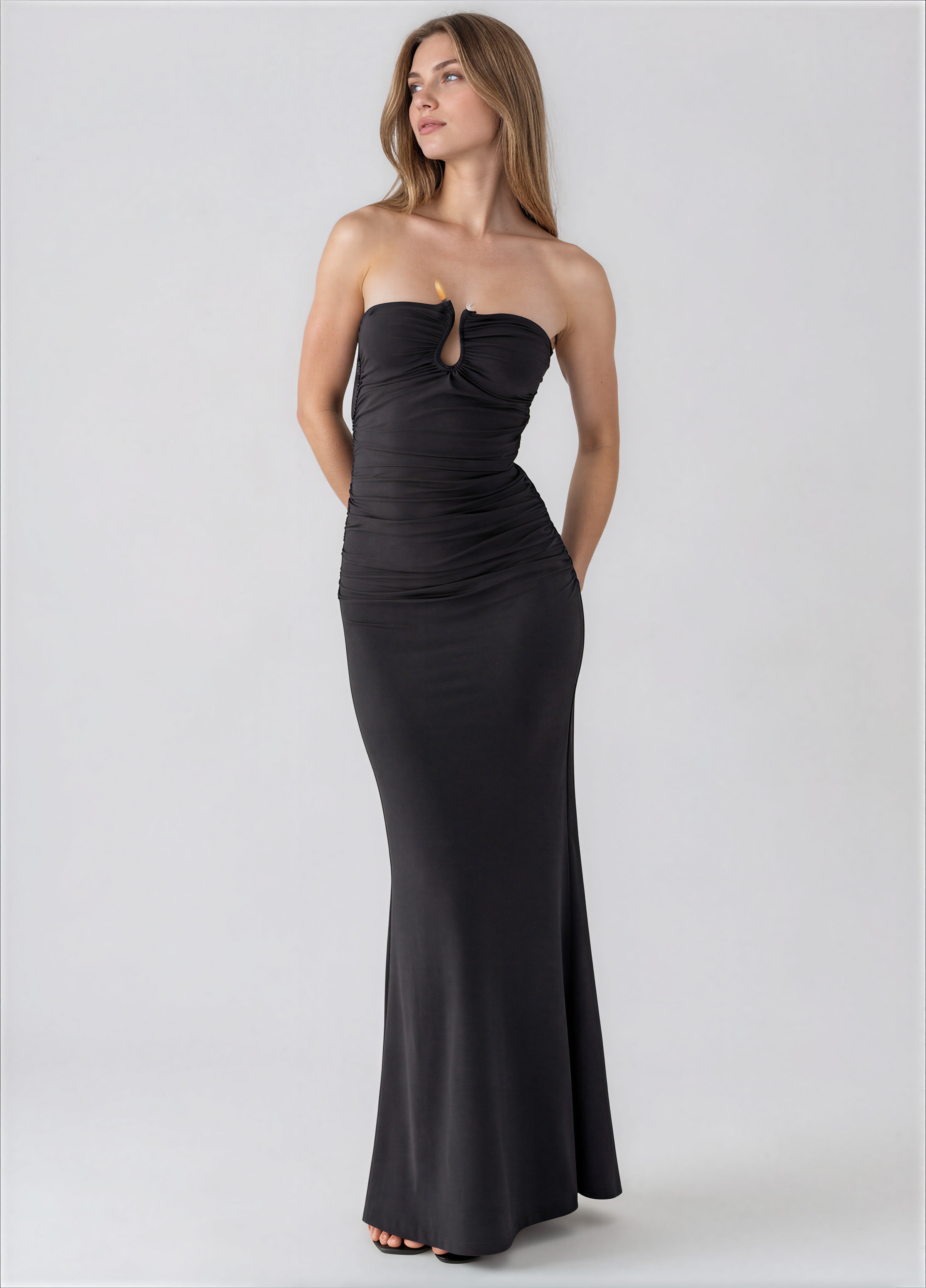 Exclusive - Rudy Maxi Dress - Black MYWISHBAG