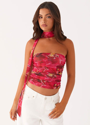 MWB Hot Like Me Scarf Top