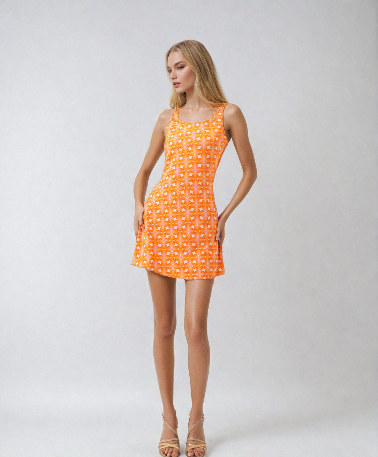 MWB Square Neck Fitted Dress MYWISHBAG