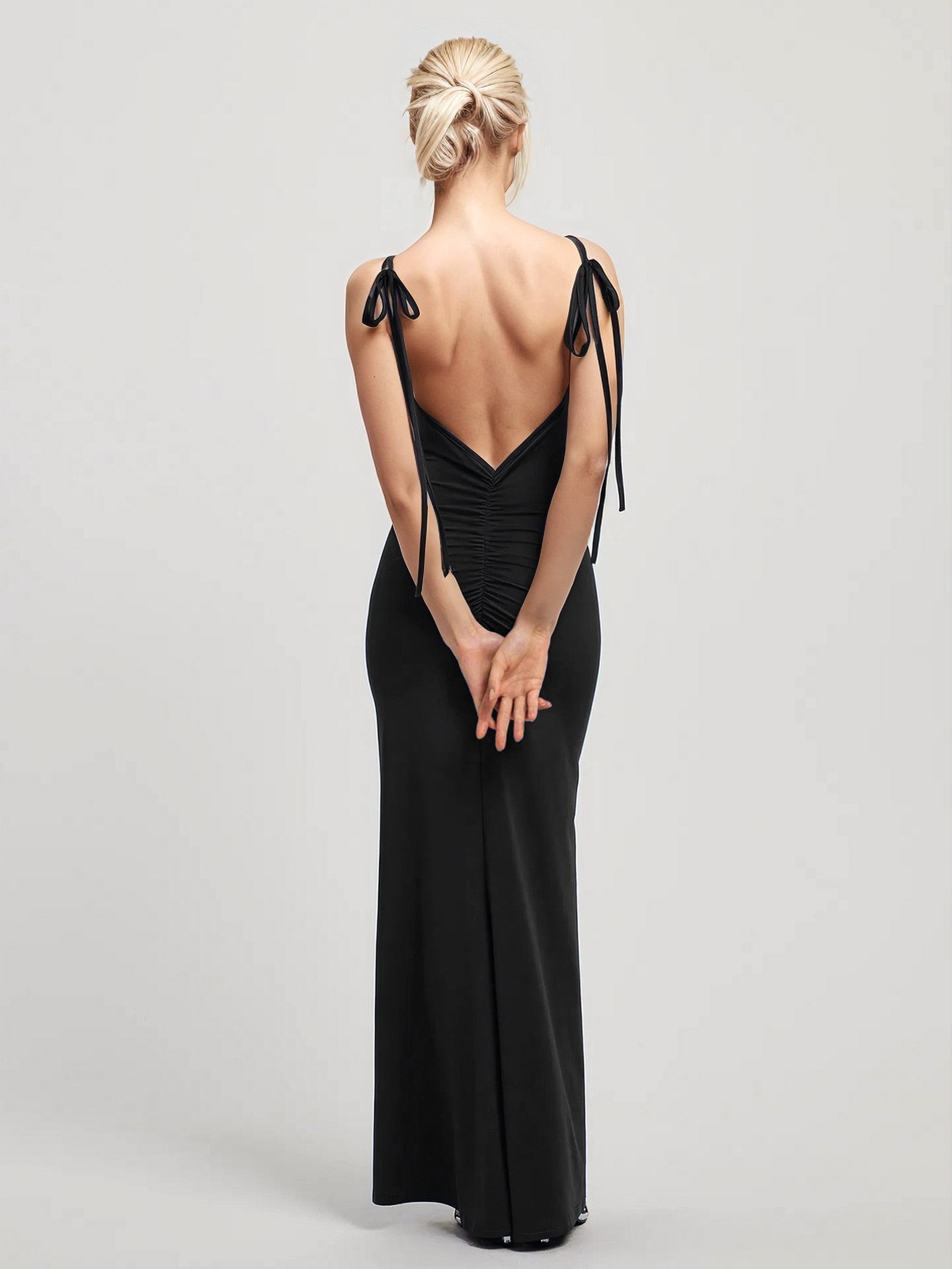 Open Back Bodycon Dress MYWISHBAG
