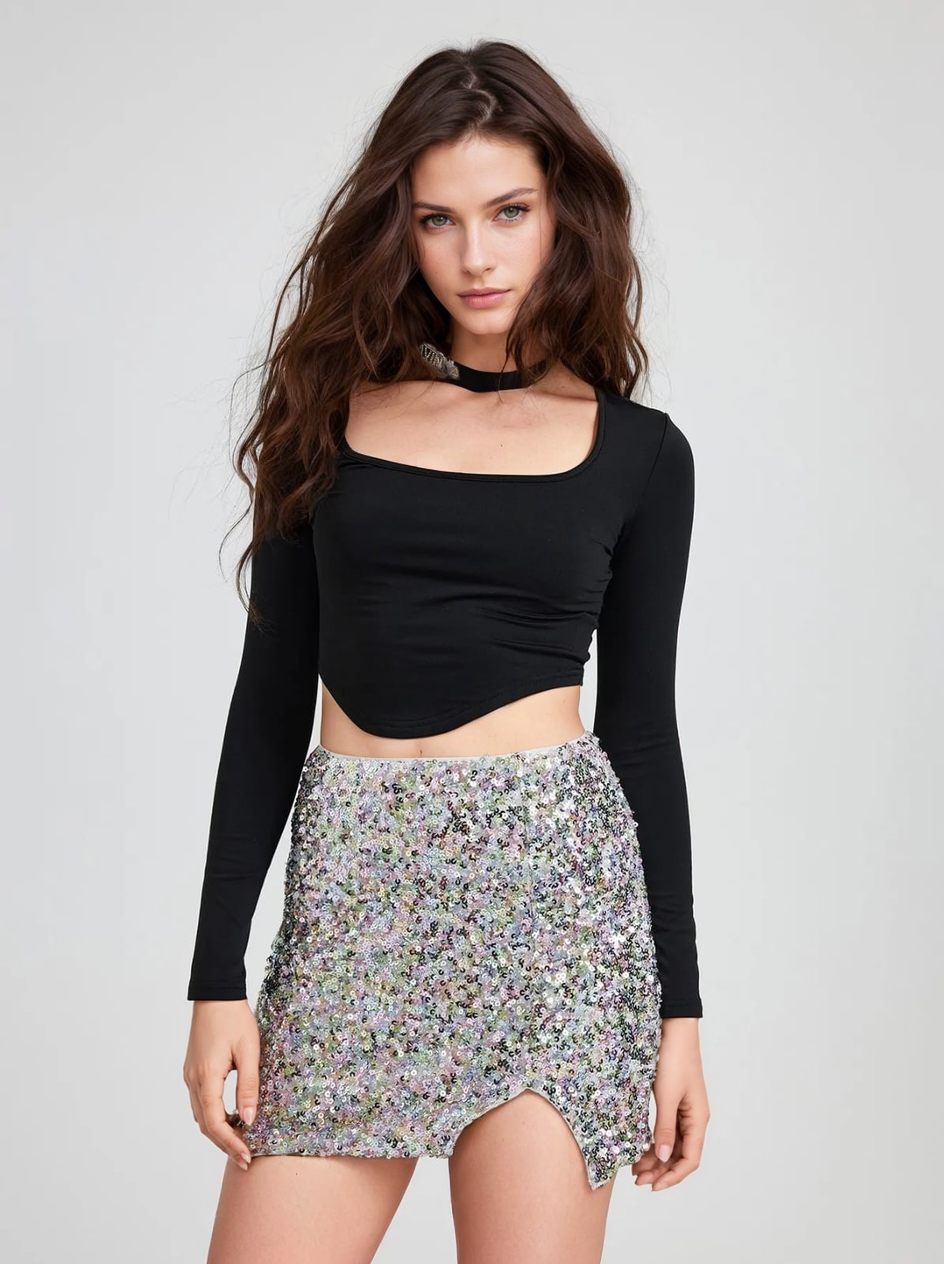 MWB Elegant Square Neck Top MYWISHBAG