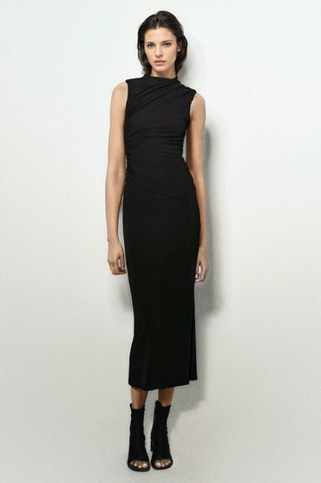 MWB  Drapped Midi Dress