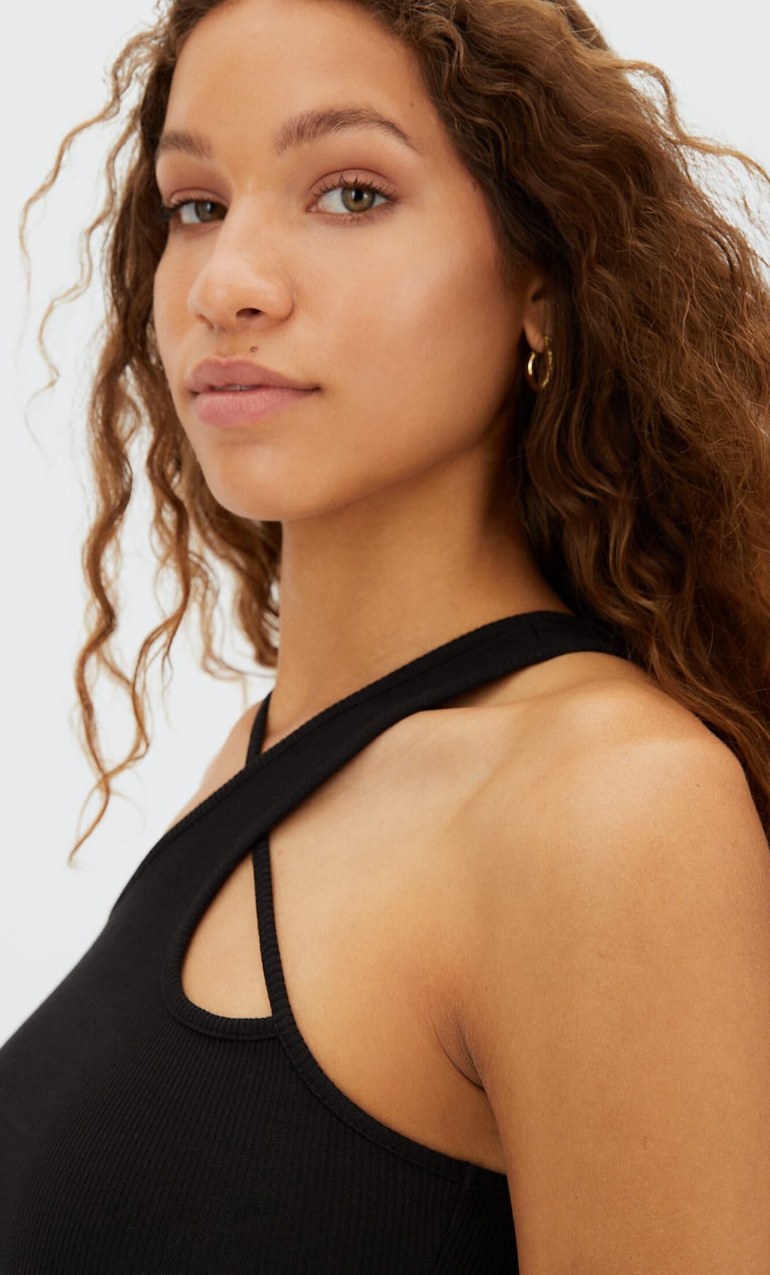 MWB Asymmetric Strappy Top MYWISHBAG